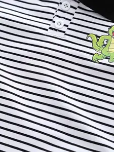 INCLUD Boys Striped T-shirt with Shorts