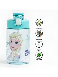 Disney Sea Green & Transparent Cartoon Characters Printed Water Bottle 450 ml