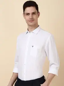 Allen Solly Men Slim Fit Opaque Striped Formal Shirt
