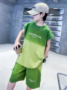 StyleCast x Revolte Boys Printed T-shirt with Shorts