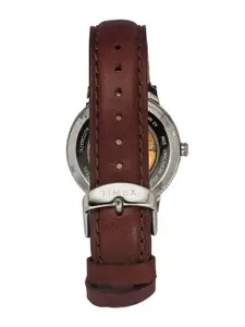 Timex Men Skeleton Dial & Leather Straps Analogue Watch TWEG23501-JIT