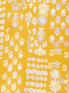 Melange by Lifestyle Women Geometric Checked Mirror Work Kurta