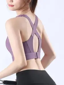 Poftik Bra Full Coverage Removable Padding Workout Bra