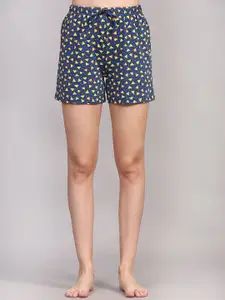 BStories Conversational Printed Short Sleeves  Pure Cotton T-shirt With Shorts