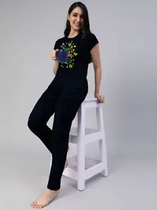 LYRA Women Printed Night suit