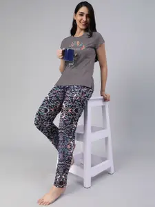 LYRA Women Printed Night suit