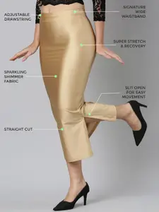 TWIN BIRDS Women Straight Fit Saree Shapewear