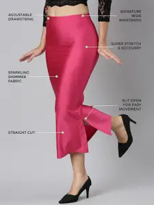 TWIN BIRDS Straight Fit Saree Shapewear