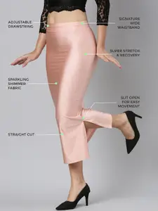 TWIN BIRDS Women Straight Fit Saree Shapewear