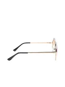 Fastrack Women Round Sunglasses with UV Protected Lens Fastrack-M210PK1F