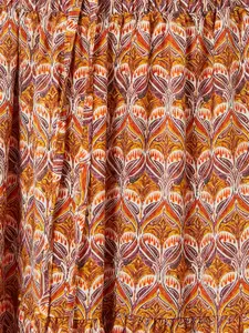 Koton Printed A-Line Maxi Skirt