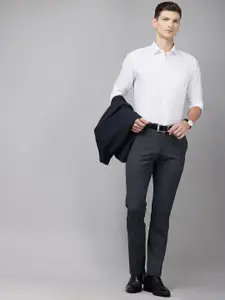 Arrow Originals Manhattan Slim Fit Pure Cotton Textured Formal Shirt