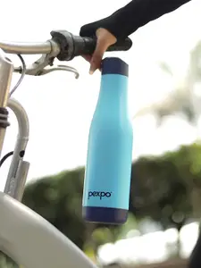 Pexpo Blue INFINITY-ISI Certified Thermosteel Hot and Cold Flask Water Bottle 890 ml