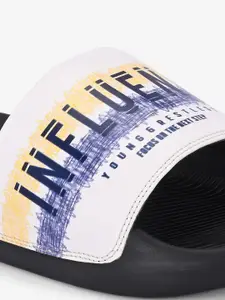 SPYKAR Men Printed Sliders