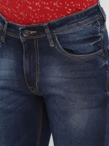 Turtle Men Classic Slim Fit Light Fade Cotton Stretchable Clean Look Jeans