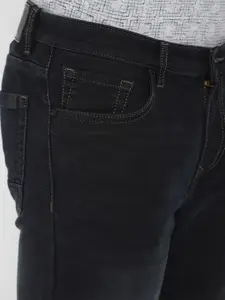 Turtle Men Narrow Tapered Fit Light Fade Clean Look Cotton Stretchable Jeans