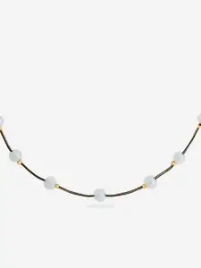 Kushal's Fashion Jewellery Copper Gold-Plated Necklace