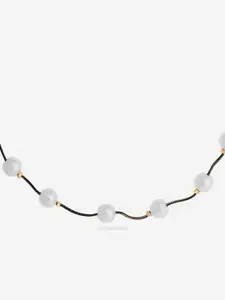 Kushal's Fashion Jewellery Gold Plated & Pearl Beaded Necklace