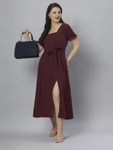 Chemistry A-Line Midi Dress