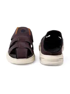 Woakers Men Leather Comfort Sandals