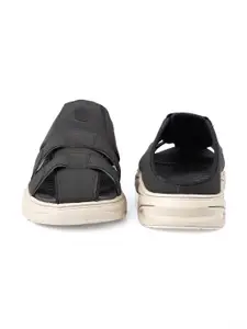 Woakers Men Leather Comfort Sandals