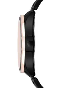 Sandy D Carter Men Dial & Stainless Steel Bracelet Style Straps Analogue Watch 171-BK