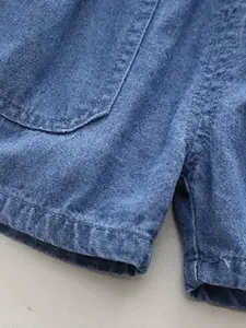 StyleCast x Revolte Orange & Blue Boys Striped Shirt & Shorts