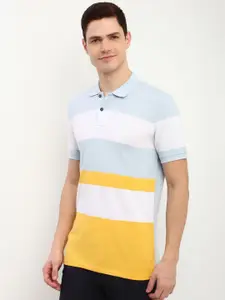 Allen Solly Men Colourblocked Polo Collar T-shirt