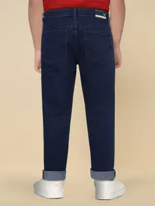 Allen Solly Junior Boys Slim Fit Mid-Rise Low Distress Jeans
