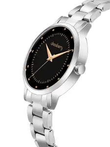 DressBerry Women Dial & Bracelet Style Straps Analogue Watch HOBDB-250-BK
