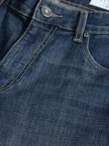 Snitch Men Classic Skinny Fit Low Distress Stretchable Jeans