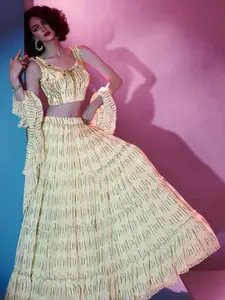 ODETTE Printed Made to Measure Lehenga & Blouse With Dupatta