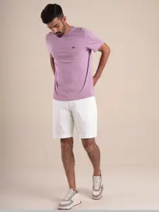 Andamen Men White Cotton Shorts