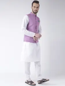 Hangup Men Pure Kurta with Pyjama