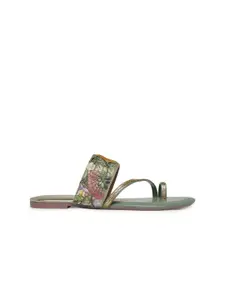 Forever Glam by Pantaloons Women Printed One Toe Flats