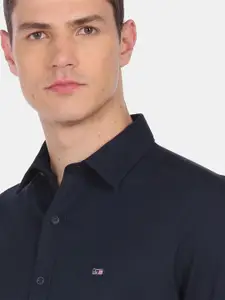 Arrow Sport Men Regular Fit Solid Cotton Casual Shirt