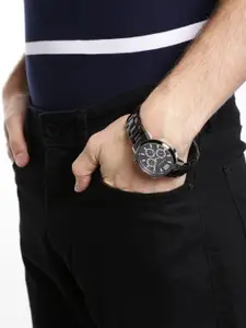 GIORDANO Men Black Analogue Watch 1829-11