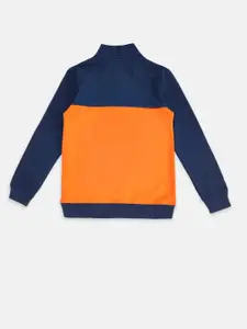 Pantaloons Junior Boys Colourblocked Cotton Sweatshirt
