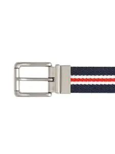 U.S. Polo Assn. Men Brown & Navy Blue Leather Reversible Belt