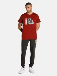 Puma Men FF Graphic Printed Cotton Slim Fit T-shirts