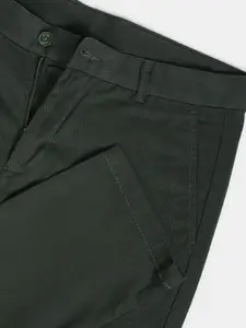 Arrow Sport Men Green Slim Fit Trouser