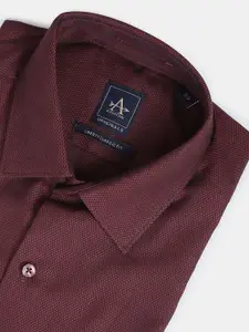 Arrow Men Regular Fit Solid Cotton Formal Shirt