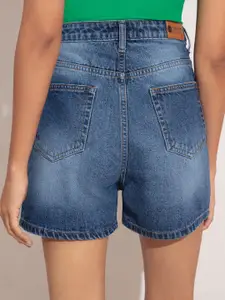 20Dresses Women  Washed Slim Fit Denim Shorts