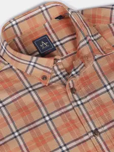 Arrow Sport Men Slim Fit Tartan Checked Cotton Casual Shirt