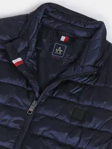 Arrow Sport Men Blue Puffer Jacket