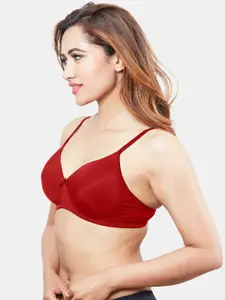 Sonari Women Maroon Bra Lightly Padded