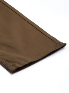 Flying Machine Men Solid Slim Fit Mid-Rise Chinos Trousers