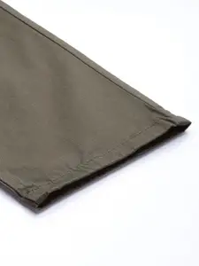 Flying Machine Men Solid Slim Fit Mid-Rise Chinos Trousers