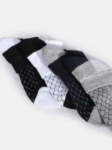 HRX by Hrithik Roshan Men Pack of 4 Ankle Length Socks
