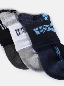 HRX by Hrithik Roshan Men Pack of 3 Ankle Length Socks